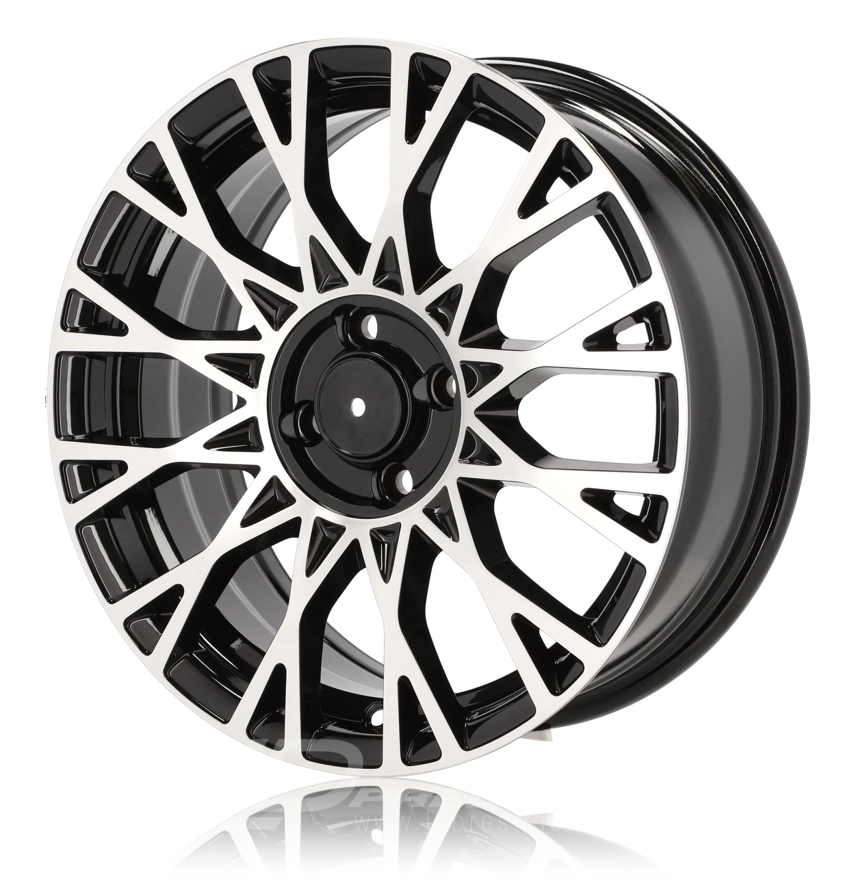 ACR AC1283 6.5x16 4x98 ET35 CB58 Noir Poli
