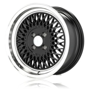 ACR AC483 7x15 4x100 ET25 CB73 Noir Lip Poli