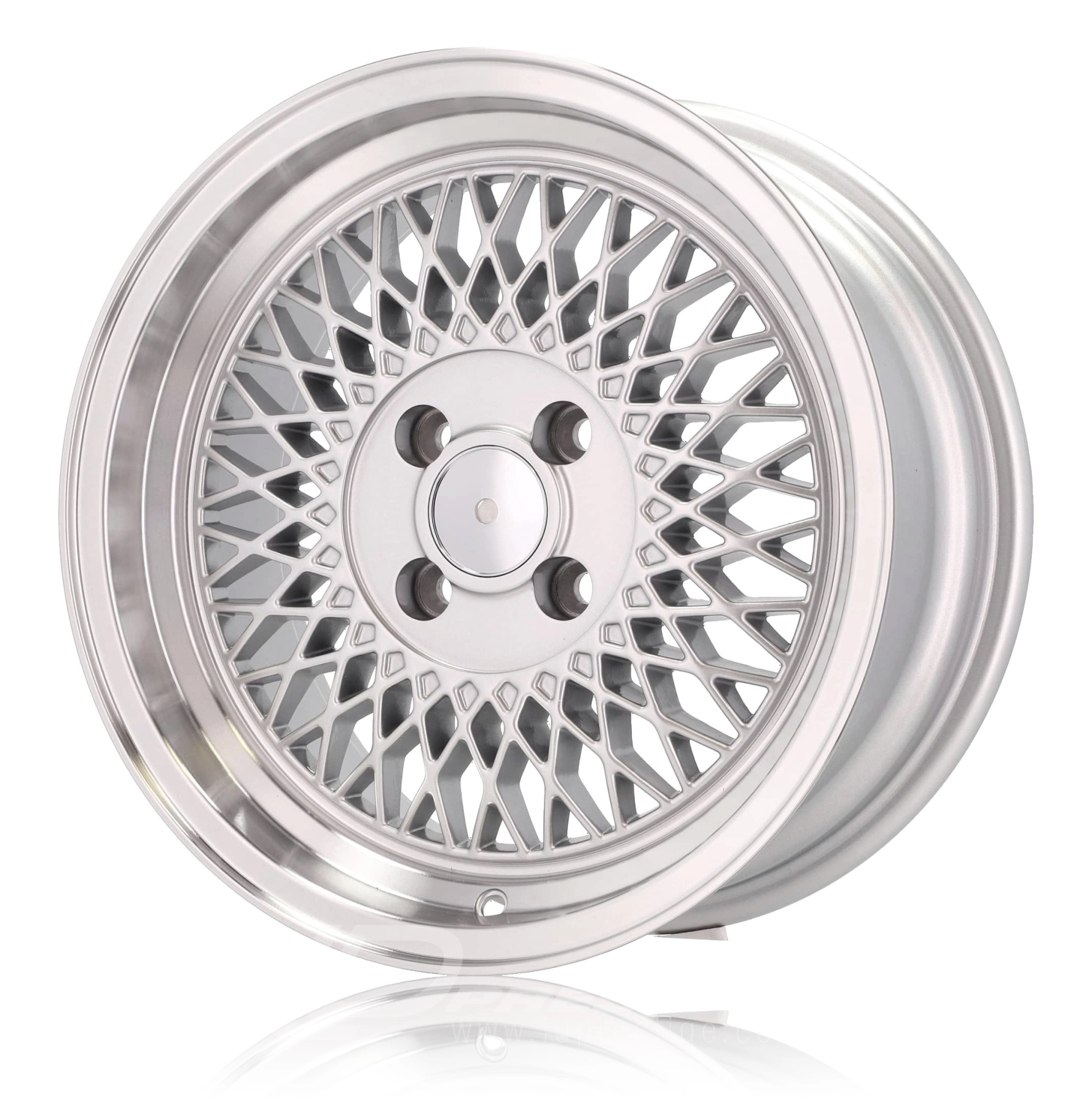 ACR AC483 7x15 4x100 ET25 CB73 Noir Lip Poli – Image 2