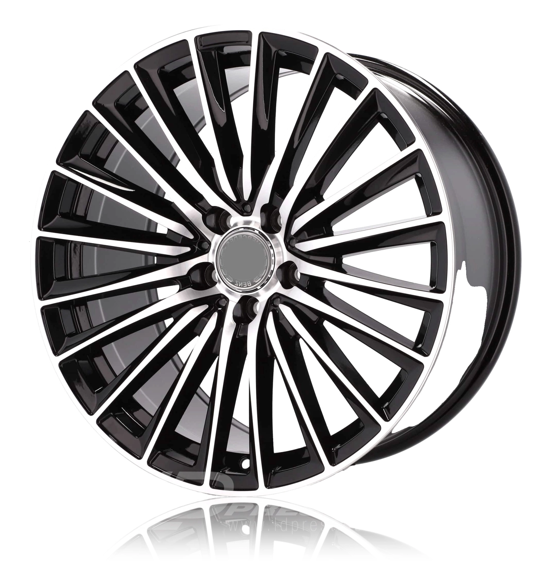 ACR AC5909B 9.5x20 5x112 ET35 CB66 Noir Poli