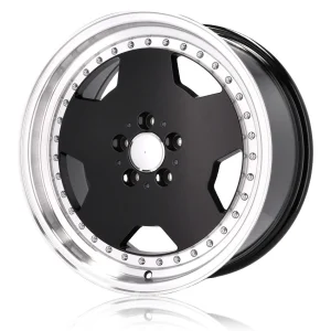 ACR ACB5852 8x17 5x112 ET25 CB66 Noir Lip Poli