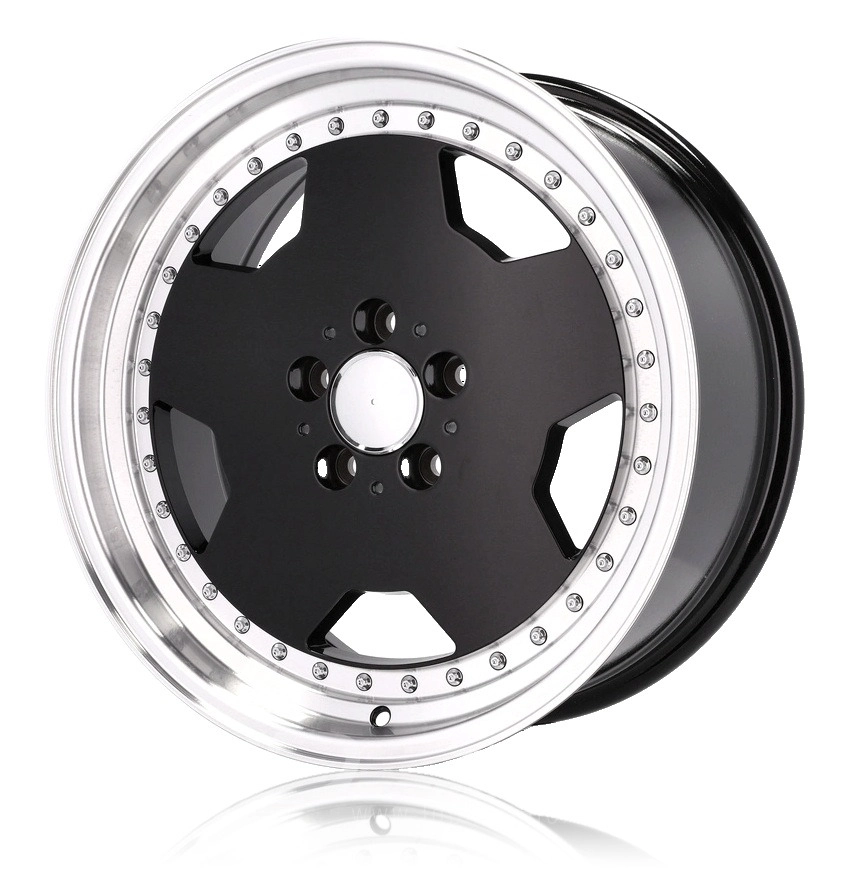 ACR ACB5852 8x17 5x112 ET25 CB66 Noir Lip Poli