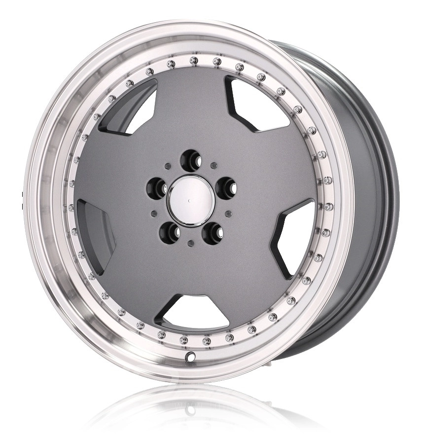 ACR ACB5852 8x17 5x112 ET25 CB66 Noir Lip Poli – Image 2
