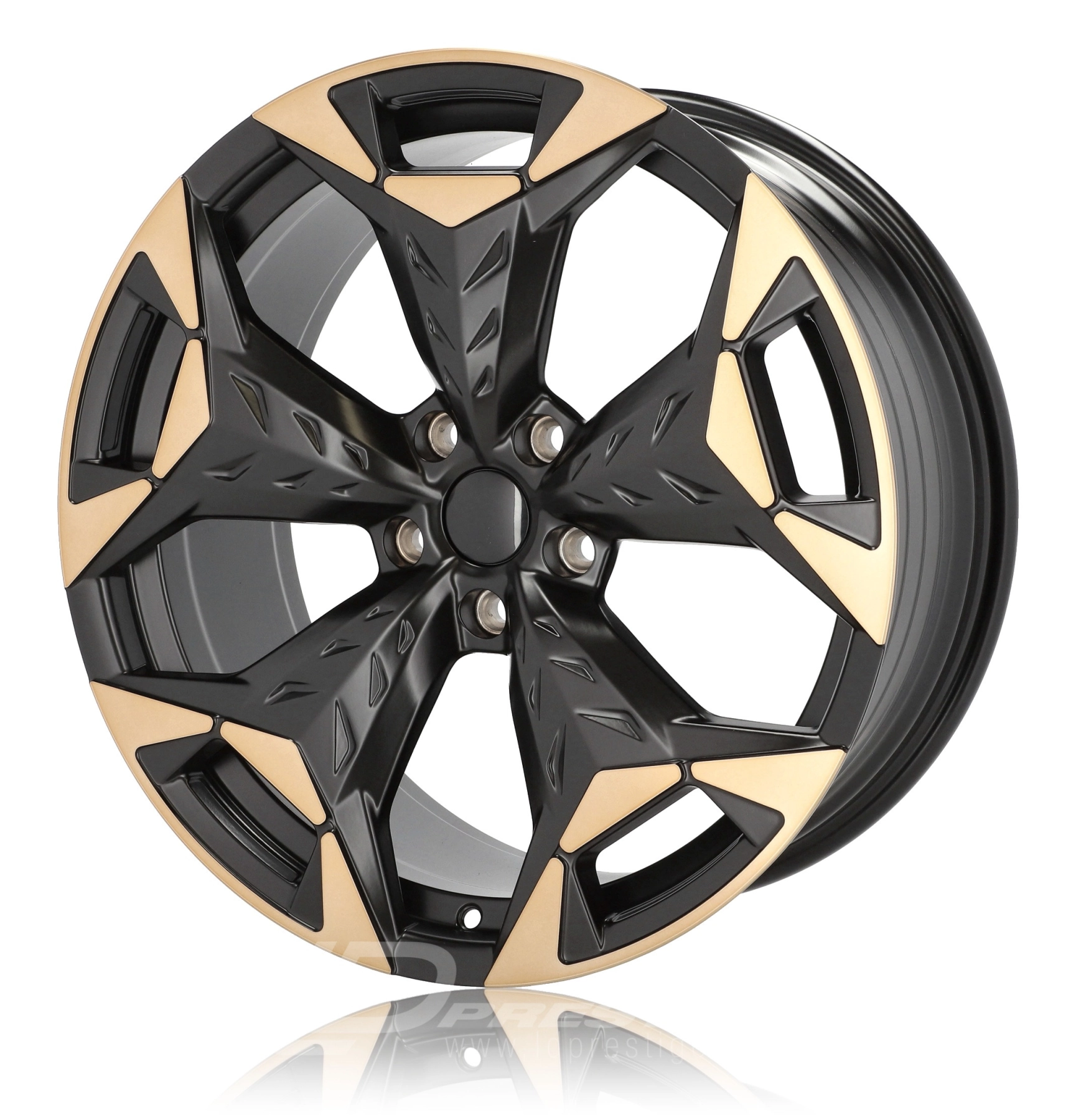 ACR ACF5717 8x18 5x112 ET38 CB57 Noir Mat Cuivre