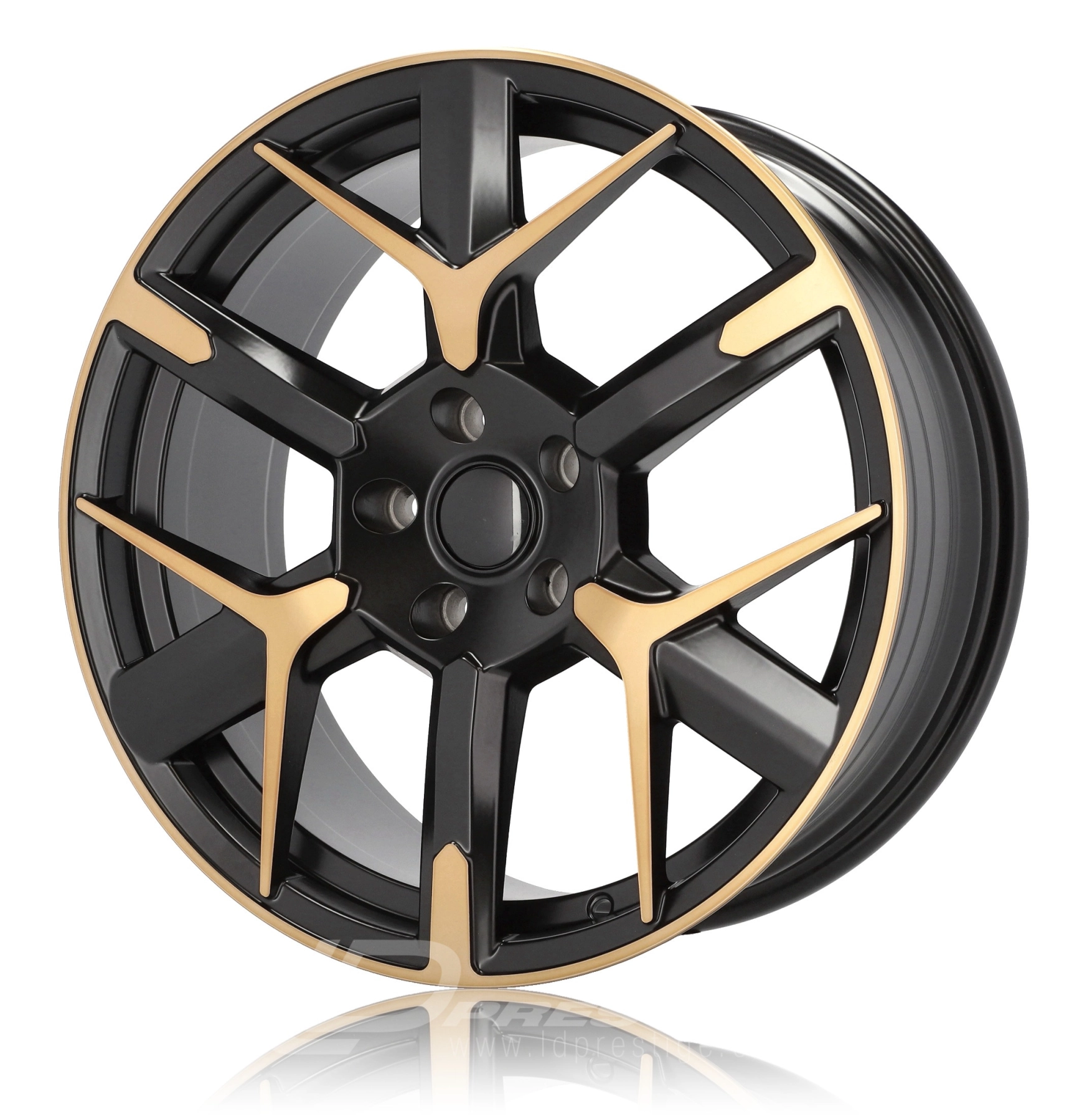ACR ACF6147 8x18 5x112 ET40 CB57 Noir Mat Cuivre