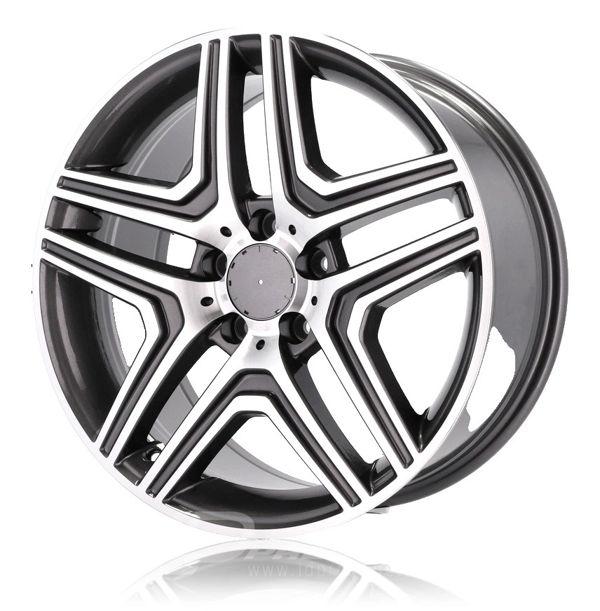 ACR ACP22 7.5x16 5x112 ET38 CB66 Noir Poli – Image 2