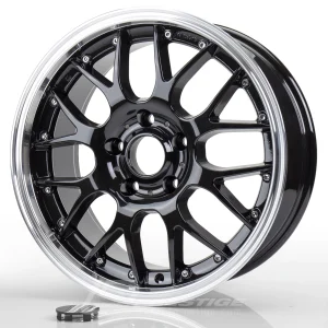 ACR ACS038 7.5x17 5x120 ET35 CB72 Noir Lip Poli