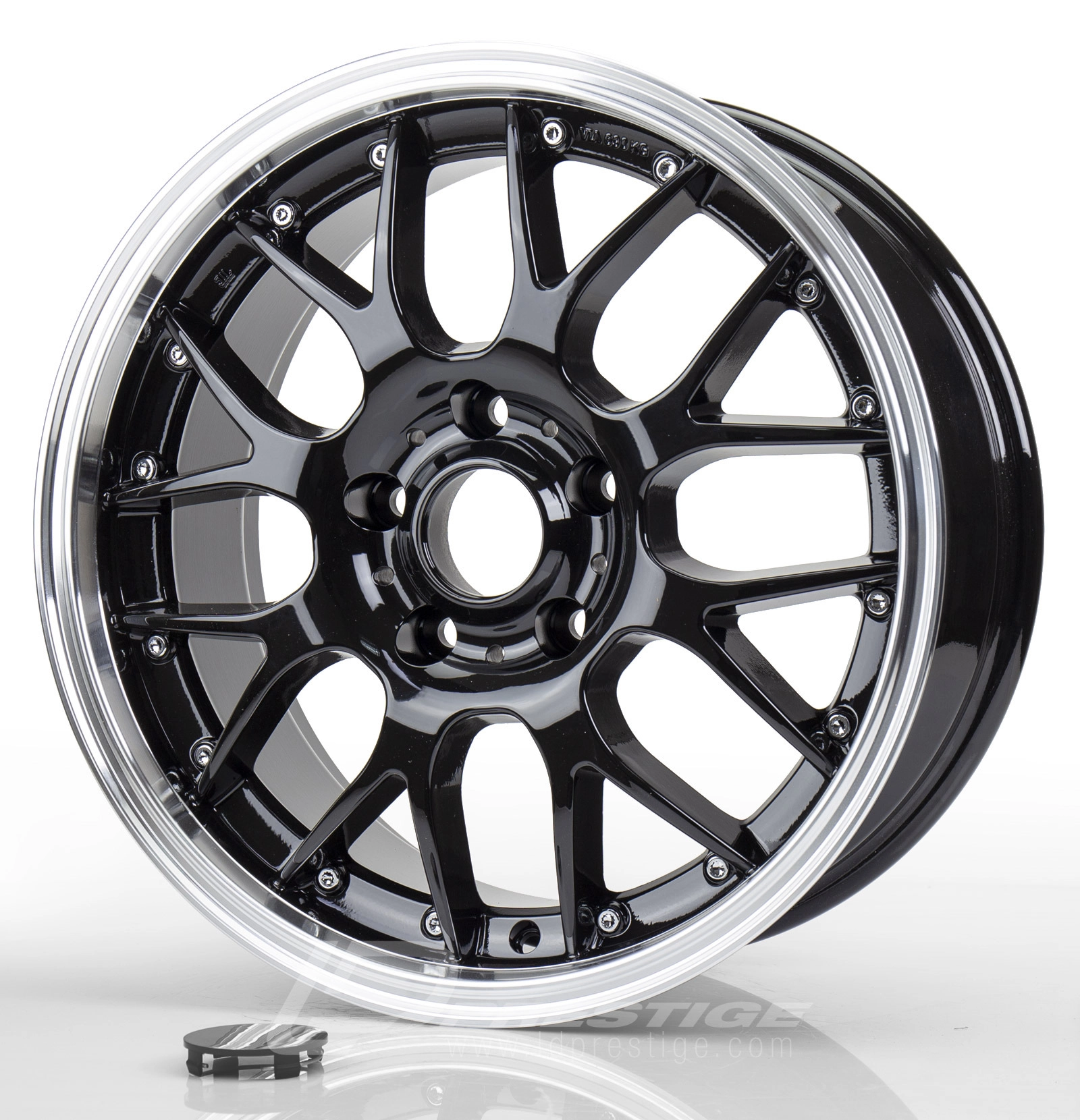 ACR ACS038 7.5x17 5x120 ET35 CB72 Noir Lip Poli