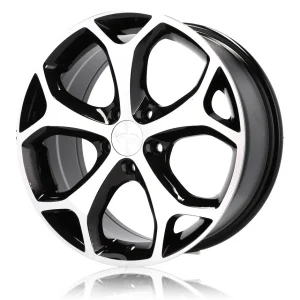 ACR ACU683 6.5x15 4x108 ET48 CB63 Noir Poli