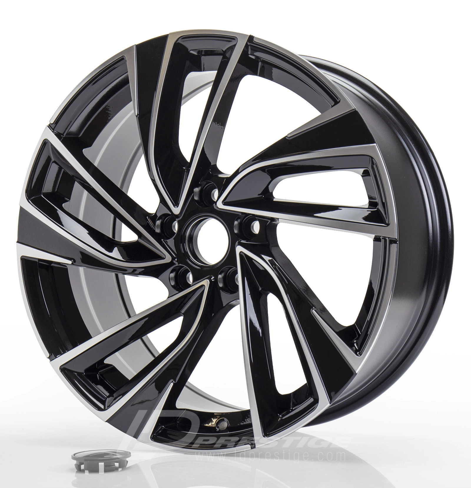 ACR ACV2775 7x16 5x100 ET42 CB57 Noir Poli
