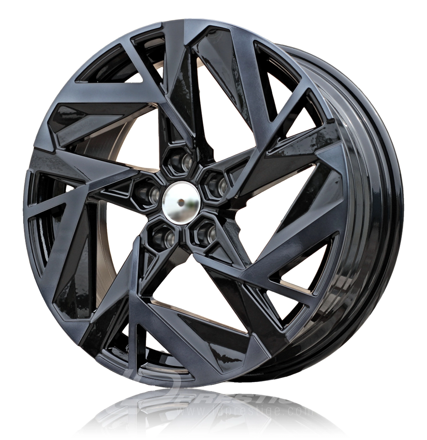 ACR ACY1379 7x17 5x114.3 ET35 CB66 Noir Poli – Image 2
