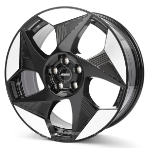 ALUTEC SOLAR 8x19 5x112 ET36 CB66 Noir Poli