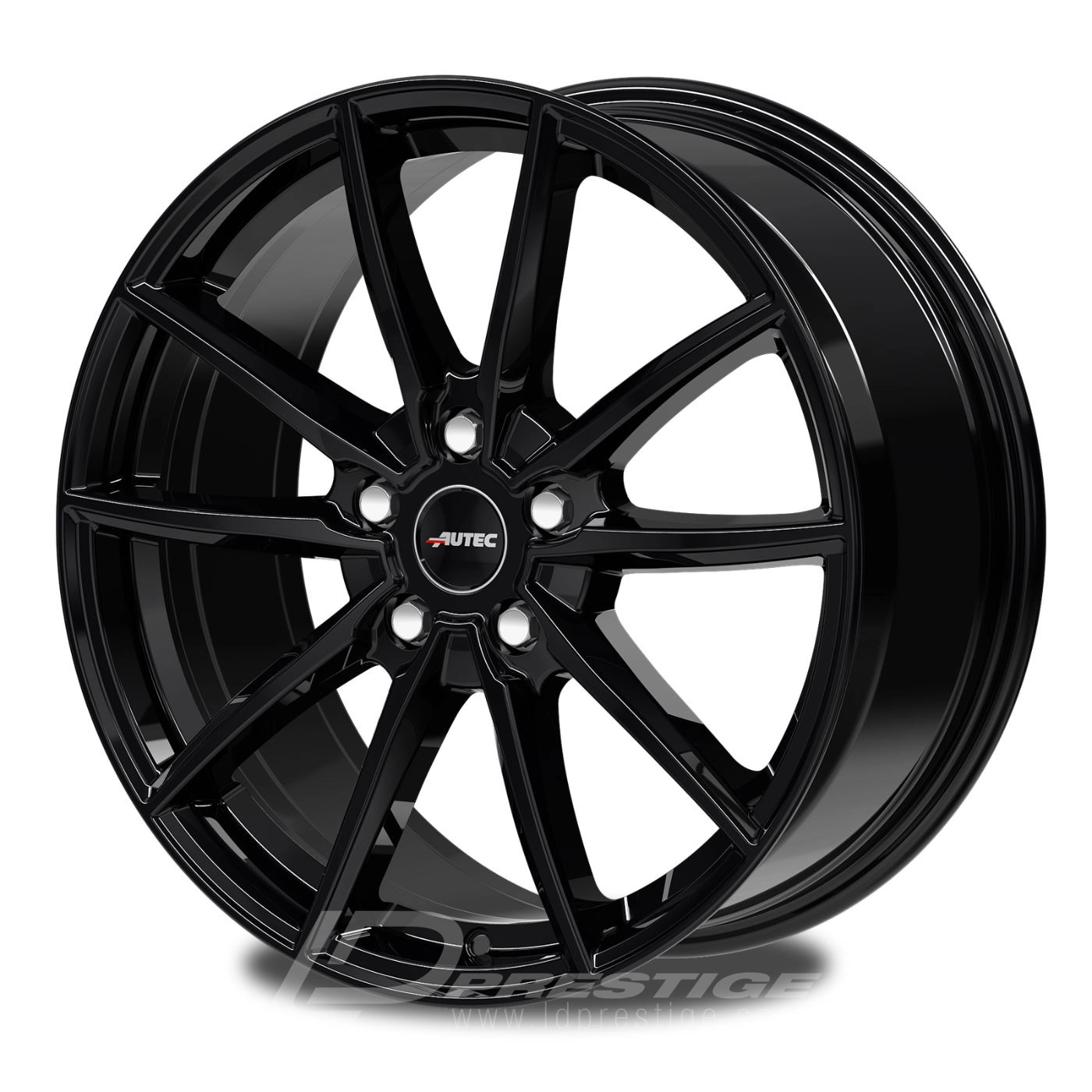 AUTEC SKARA 7x17 5x112 ET41 CB66 Noir Poli – Image 3