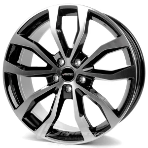 AUTEC UTECA 7.5x17 5x120 ET47 CB65 Noir Poli