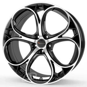 AVUS RACING AC-520 7.5x17 5x110 ET30 CB65 Noir Poli