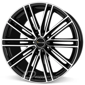 AVUS RACING AC-M08 9x20 5x112 ET25 CB66 Noir Poli