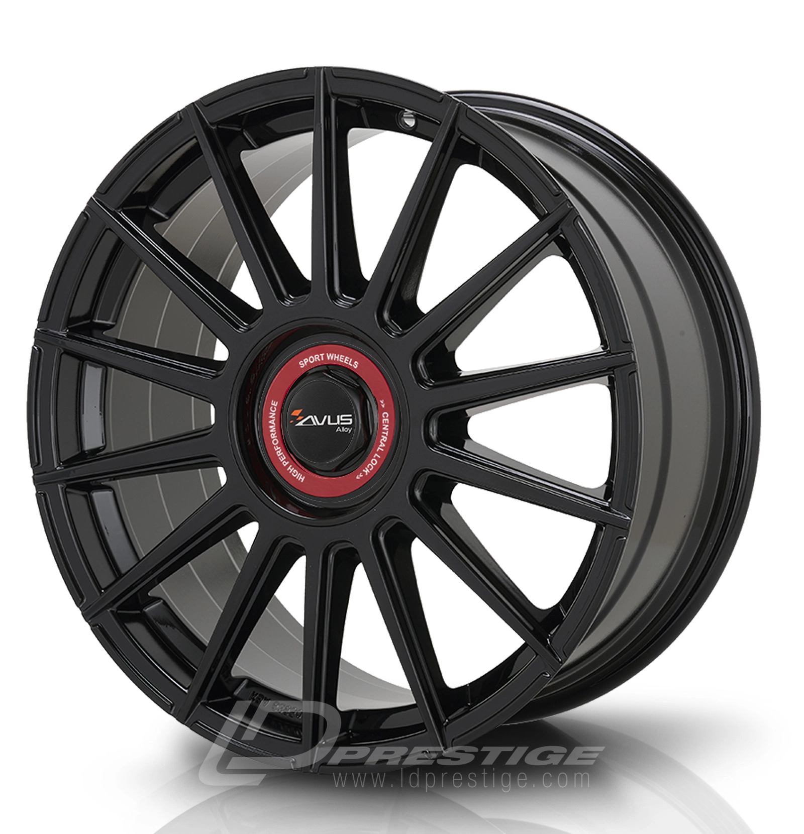 AVUS RACING AC-M09 8x18 5x112/5x120 ET30 CB72 Noir – Image 2