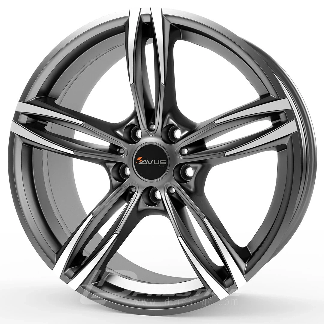 AVUS RACING AC-MB3 7.5x17 5x120 ET32 CB72 Hyper Silver – Image 5