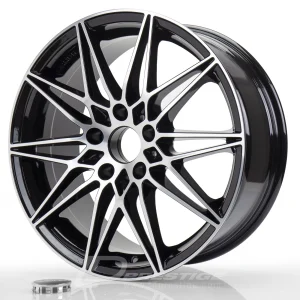 AVUS RACING AC-MB5 8x18 5x112 ET30 CB66 Noir Poli
