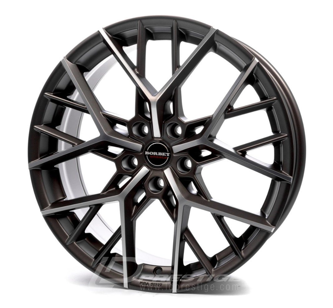 BORBET BY 8x18 5x112 ET44 CB57 Titane Poli – Image 3