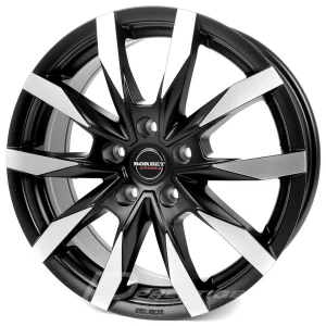 BORBET CW5 6x16 5x118 ET68 CB71 Noir Mat Poli