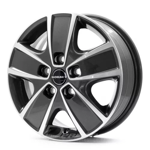 BORBET CWG 6x16 5x118 ET68 CB71 Noir – Image 2