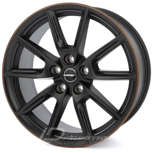 BORBET LX 8x18 5x112 ET40 CB66 Noir Mat Lipbrz