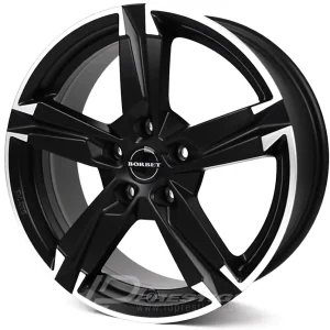 BORBET T10 6.5x16 5x112 ET42 CB57 Noir Mat Poli