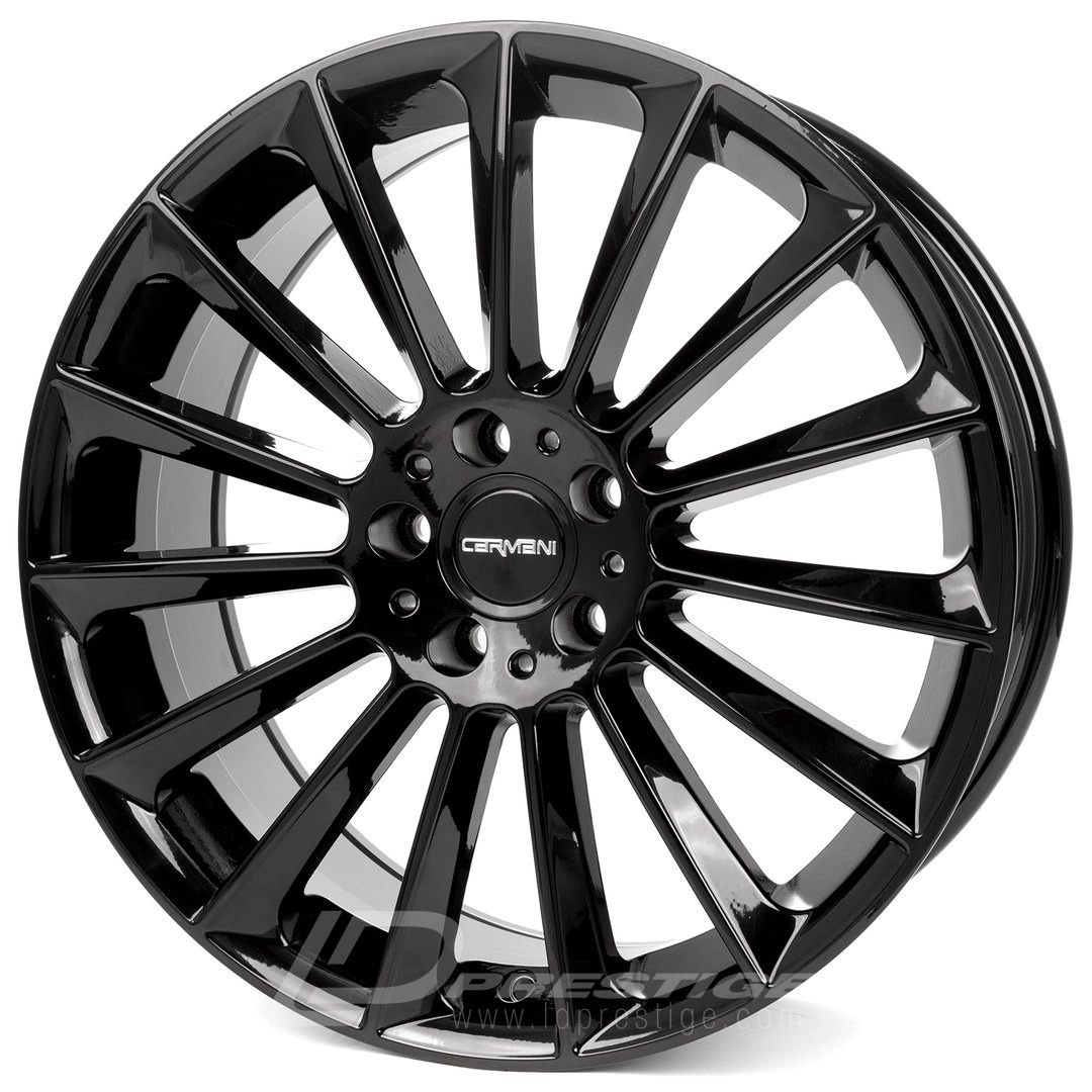 CARMANI CA 17 FRITZ 8x18 5x114.3 ET40 CB72 Noir Poli – Image 2