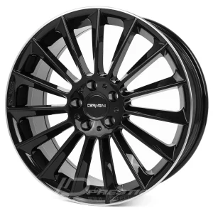CARMANI CA 17 FRITZ 8x18 5x114.3 ET40 CB72 Noir Lip Poli