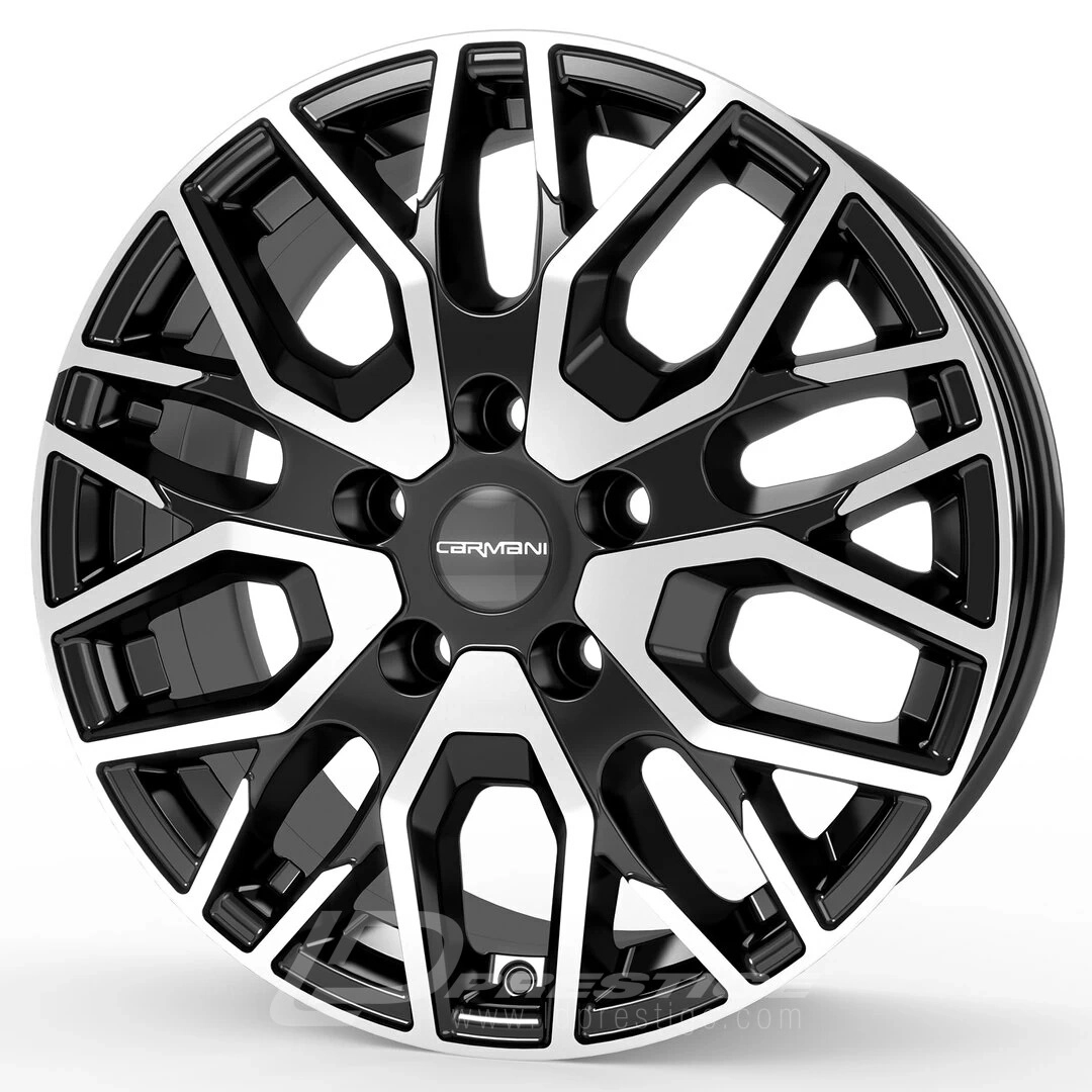 CARMANI CA 20 LUDWIG HIGH LOAD 7.5x18 5x114.3 ET40 CB72 Noir Poli
