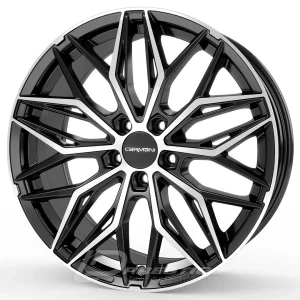 CARMANI CA 26 MAX 7x17 5x100 ET51 CB57 Noir Poli