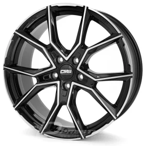 CMS C33 8x18 5x112 ET30 CB66 Noir Poli