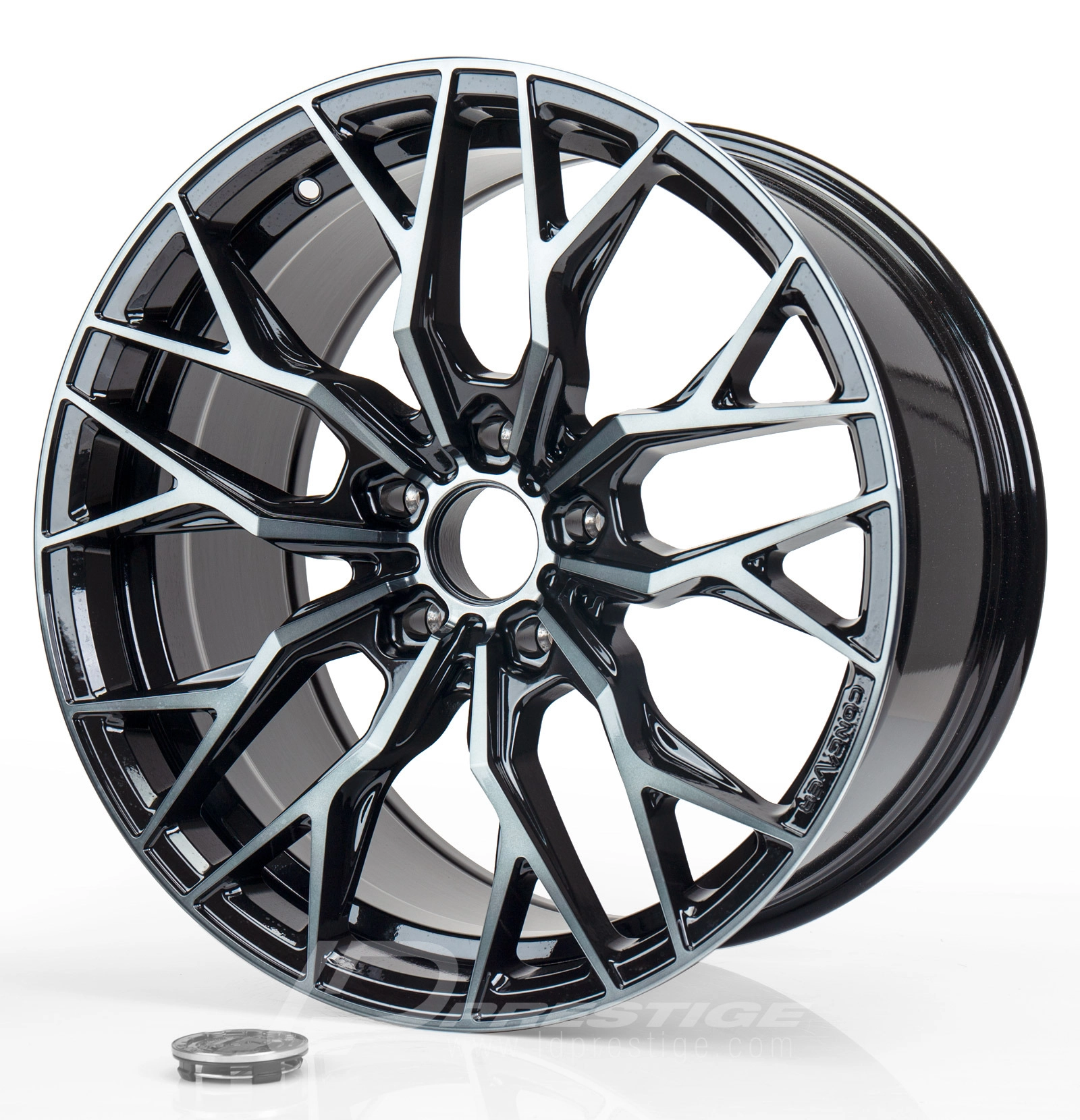 CONCAVER CVR1 8.5x19 BLANK/2x0 ET45 CB72 Noir Poli