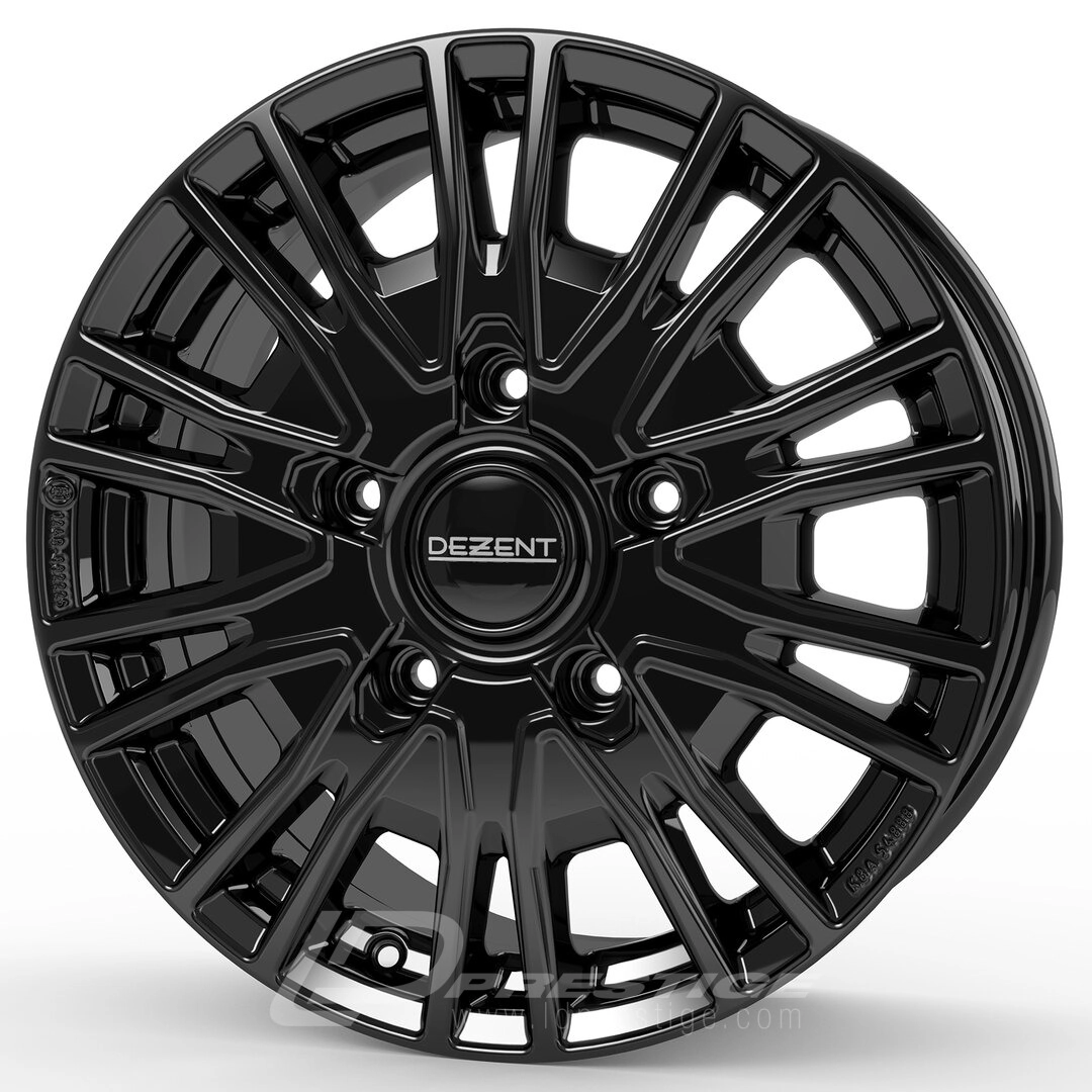 DEZENT KE 6.5x16 5x118 ET55 CB71 Noir Poli – Image 2
