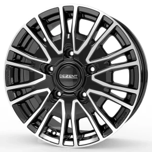 DEZENT KE 6.5x16 5x118 ET55 CB71 Noir Poli
