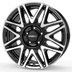 DEZENT KH 6x16 5x120 ET57 CB64 Noir Poli