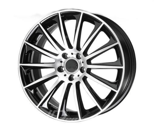 ELITE WHEELS WILD BEAUTY 7.5x17 5x112 ET35 CB66 Noir Lip Poli – Image 2