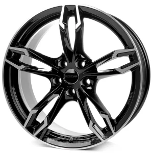 GMP DEA 8x18 5x112 ET43 CB66 Noir Poli