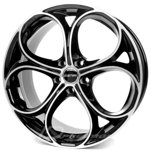 GMP DRAKE 8x18 5x110 ET33 CB65 Noir Poli