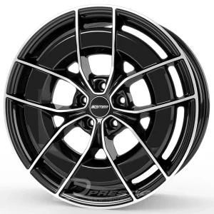 GMP ENERGIA 8.5x19 5x114.3 ET38 CB64 Noir Poli