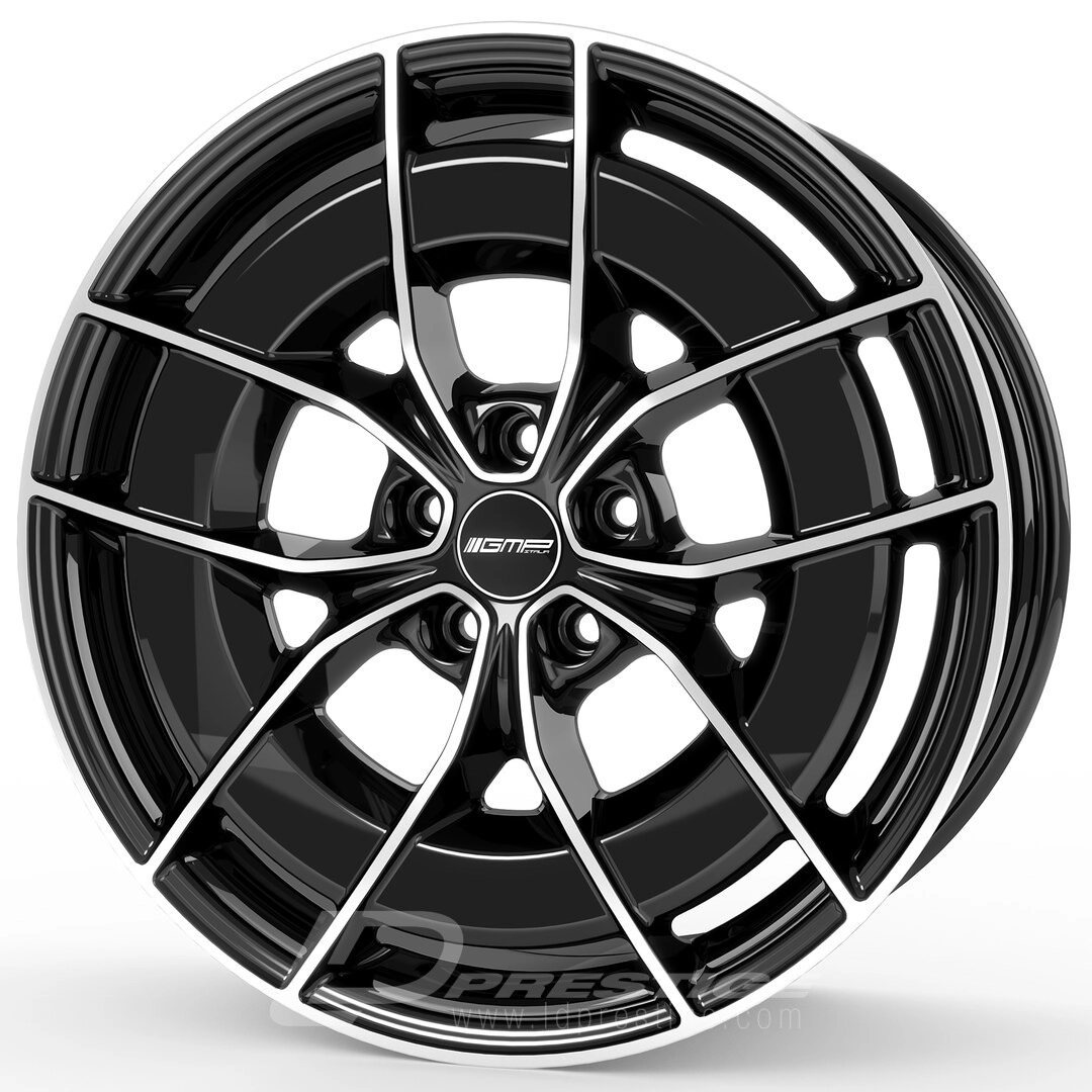 GMP ENERGIA 8.5x19 5x114.3 ET38 CB64 Noir Poli