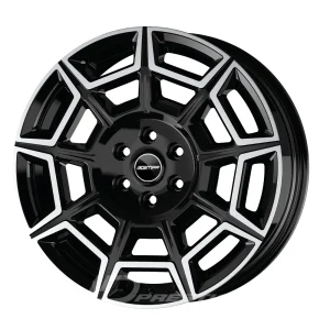GMP PERVAN 7.5x18 5x114.3 ET40 CB66 Noir Poli