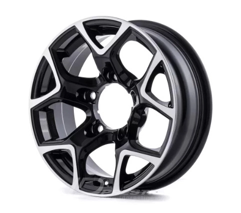 GMP SJ15 5.5x15 5x139.7 ET5 CB10.8 Noir Poli