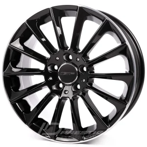 GMP STELLAR 7.5x17 5x112 ET35 CB66 Noir Lip Poli