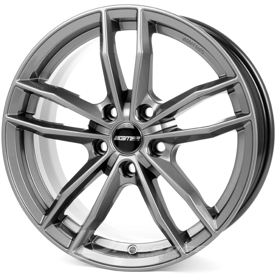 GMP SWAN 7.5x17 5x108 ET38 CB63 Noir Poli – Image 3
