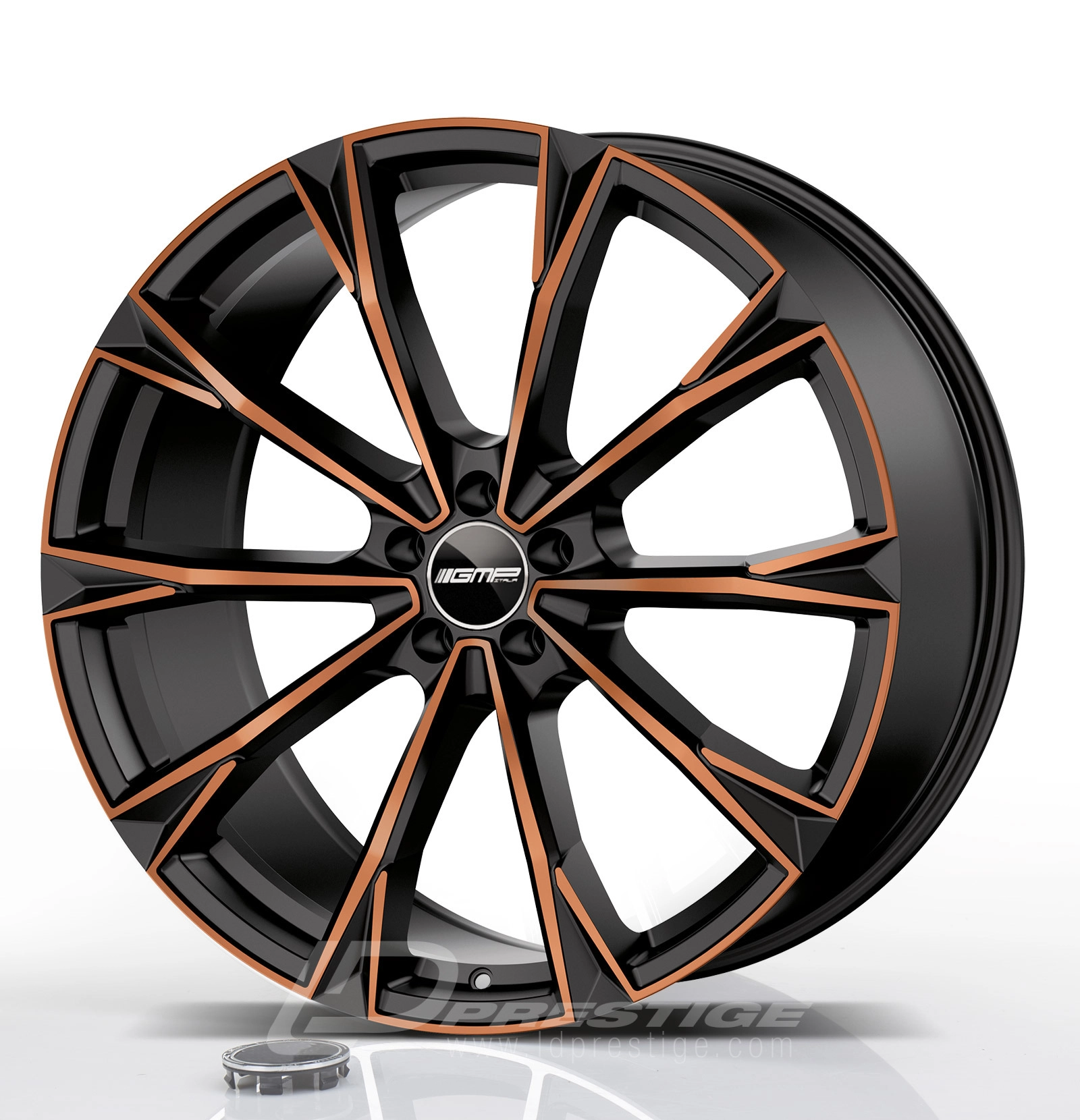 GMP TOTALE 8x19 5x112 ET43 CB66 Bronze Noir Mat