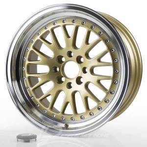 JAPAN RACING JR10 7x15 4x100/4x108 ET30 CB74 Or