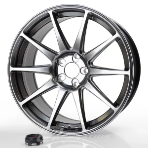 JAPAN RACING JR11 7x15 4x100/4x108 ET30 CB67 Hyper Black