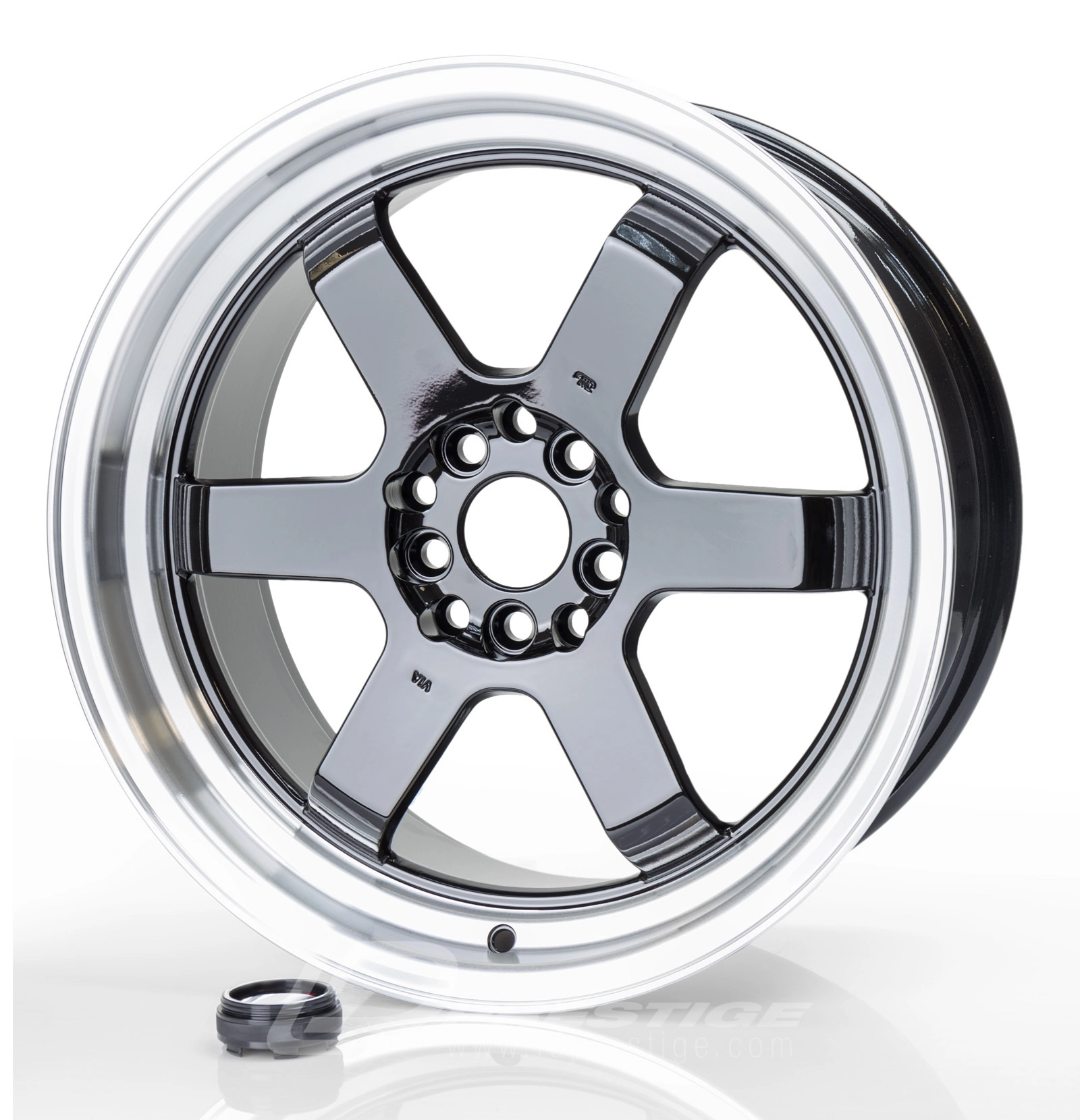 JAPAN RACING JR12 7.5x15 4x100/4x114.3 ET26 CB73 Whi – Image 3